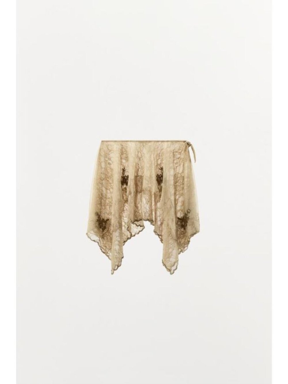 ZARA ASYMMETRIC SEQUIN TULLE SKIRT 7521/171/302